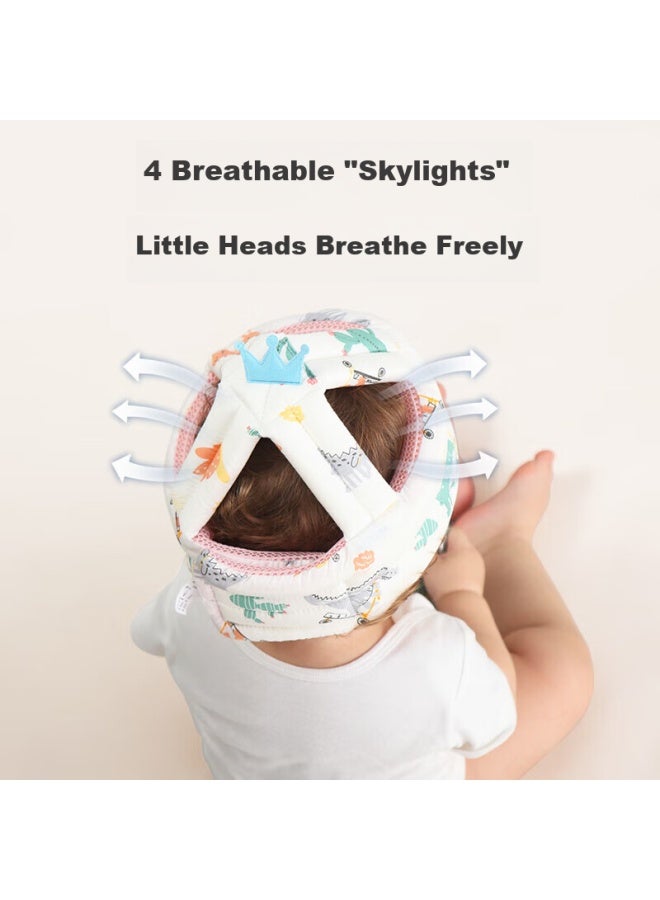 Bao Shi Bao Anti-fall Baby Head Protection Helmet Toddler Crash-proof Cap Baby Head Protection Helmet Anti-fall Artifact Lightweight Breathable Style - Image 2