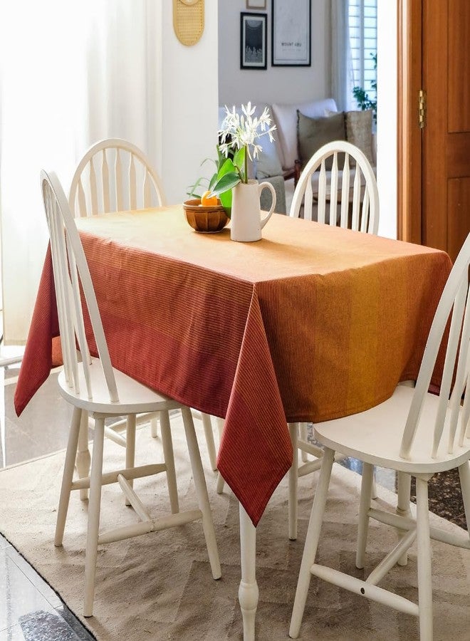THE YARD HOUSE Wipeable & Anti-Slip Woven Table Cover -Serene Sunset (Rectangle 4 Seater, 122cm X 183cm)| Protects Against Spills, Scratches & Damages | Family Dining, Party, Gifting - Image 3