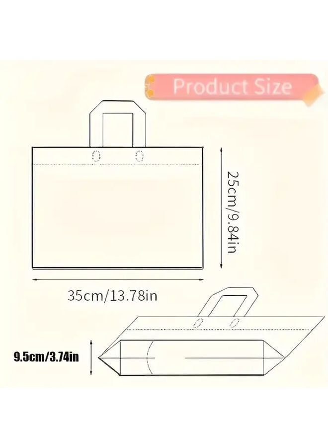 20 Durable Plastic Capybara Gift Bags Brown White Design For Party Wedding Birthday - Image 2