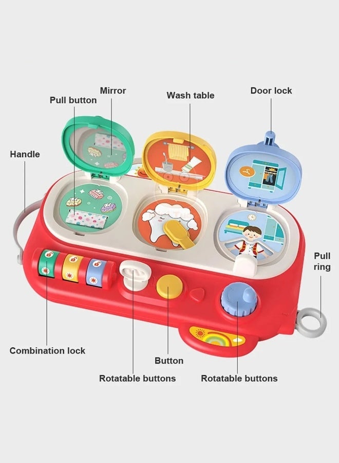 Baby Pop Up Toy,Pop-Up Switch Box,Interactive Pop Up Toy, Baby Montessori Toy,Early Development Cause and Effect Learning Toy,Switch Box,Brain Development Educational Plaything,Baby Gift - Image 4