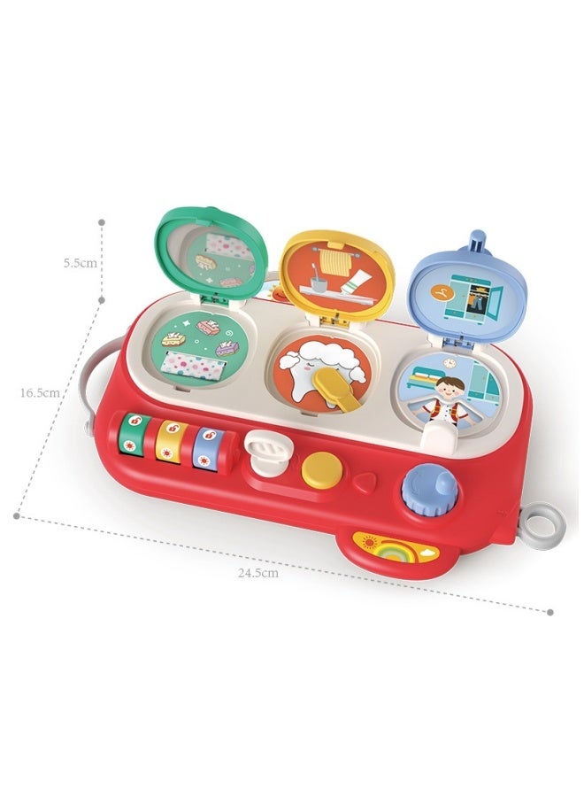 Baby Pop Up Toy,Pop-Up Switch Box,Interactive Pop Up Toy, Baby Montessori Toy,Early Development Cause and Effect Learning Toy,Switch Box,Brain Development Educational Plaything,Baby Gift - Image 2