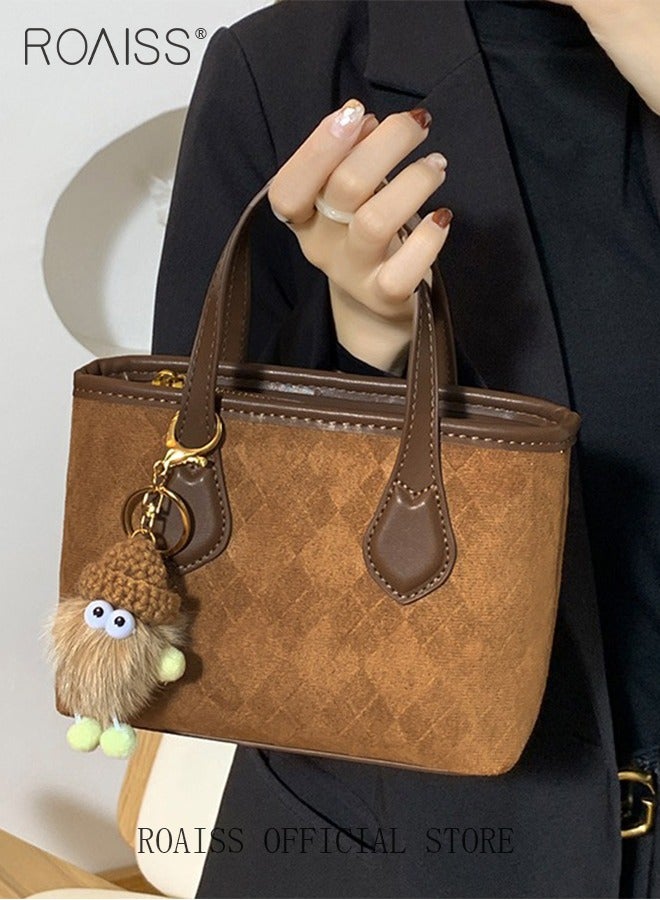 رويس حقيبة دلو للنساء يمكن استخدامها كحقيبة كروس كاجوال عصرية ومتعددة الاستخدامات - Image 3