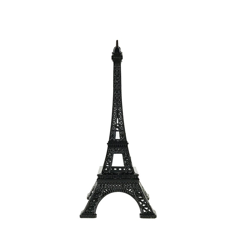 allgala allgala 7"" Eiffel Tower Statue Decor Alloy Metal  Black  - Image 1