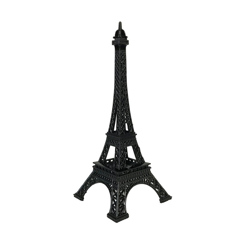 allgala allgala 7"" Eiffel Tower Statue Decor Alloy Metal  Black  - Image 2