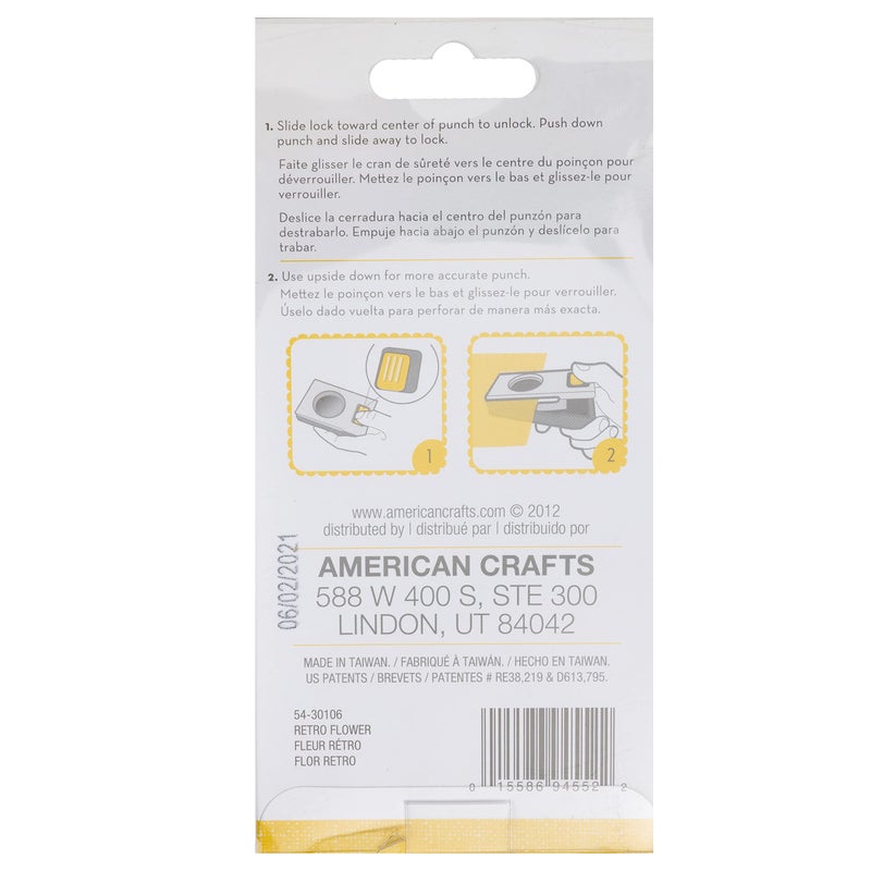 EK Tools Retro Flower Punch, Large Paper Punch, Craft Hole Punch, for Scrapbooking, Handmade Card-Making, Invitations, Decorations, Gift Tags. - Image 3