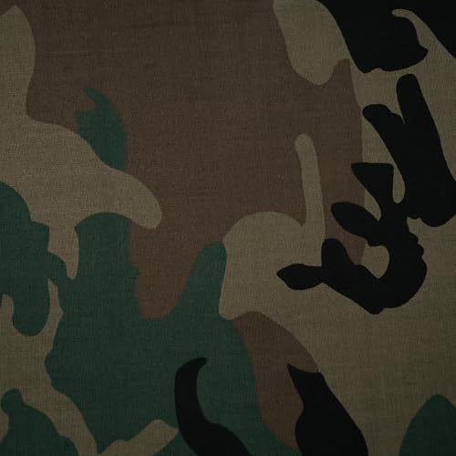 Rothco Large Camo Bandana - Multi-Use Camouflage Headwear for Every Occasion - 27 inch x 27 inch, Woodland Camo - Image 4