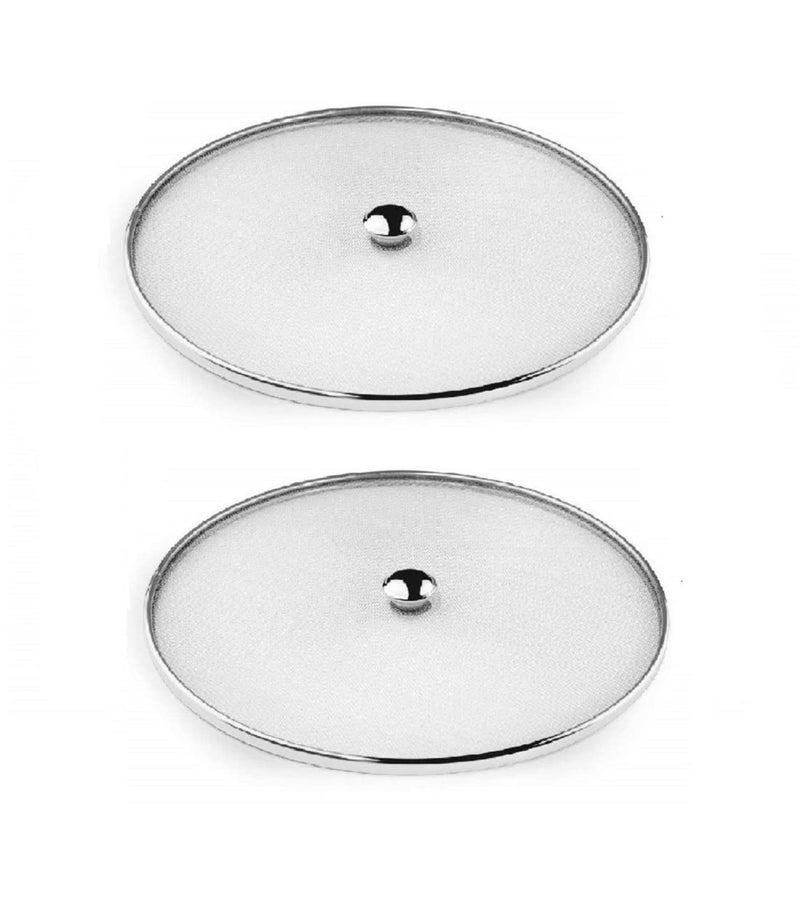 FIRST FRONT FIRST FRONT Stainless Steel Net Cover 4 No and Multicolour Pack of 2  - Image 1