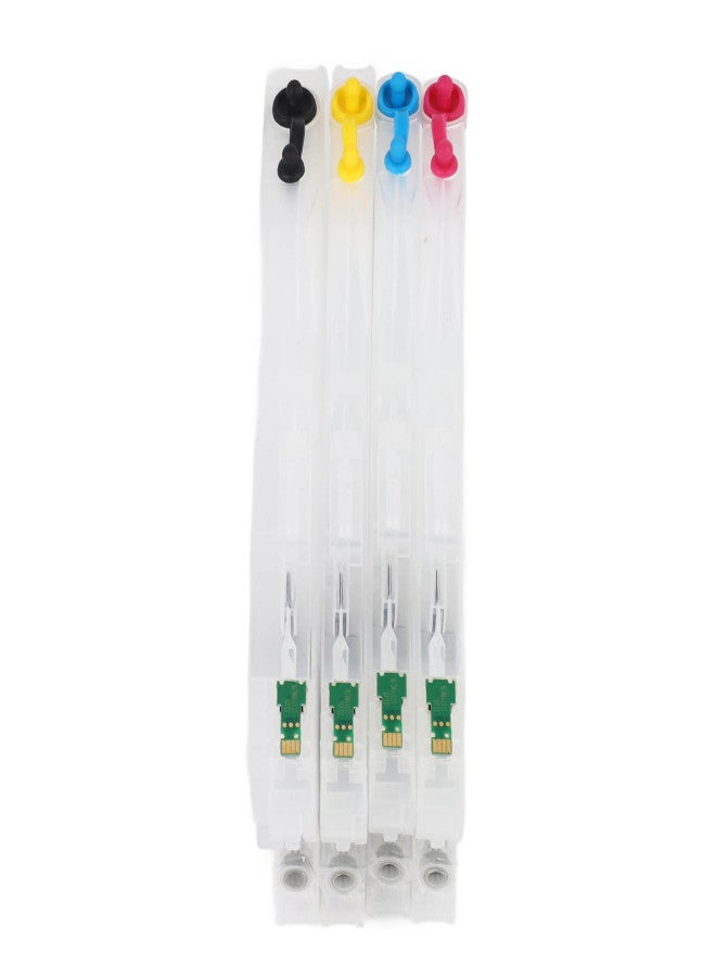 4 قطع من خراطيش الحبر الفارغة القابلة لإعادة التعبئة للاستخدام مرة واحدة، مناسبة للطابعات من النوع المطول LC3117 - Image 2