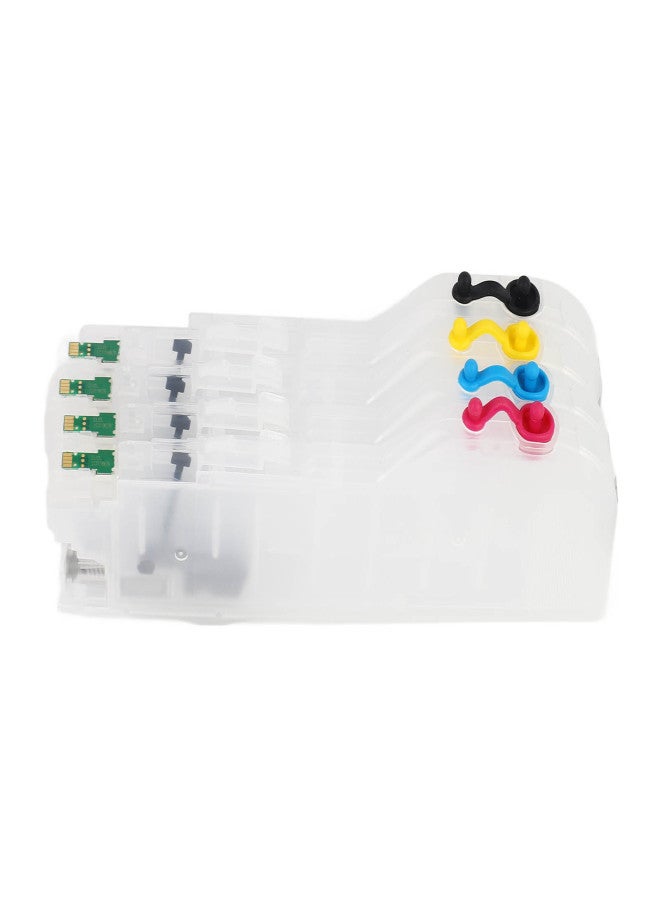 4 قطع من خراطيش الحبر الفارغة القابلة لإعادة التعبئة للاستخدام مرة واحدة، مناسبة للطابعات من النوع المطول LC3117 - Image 4