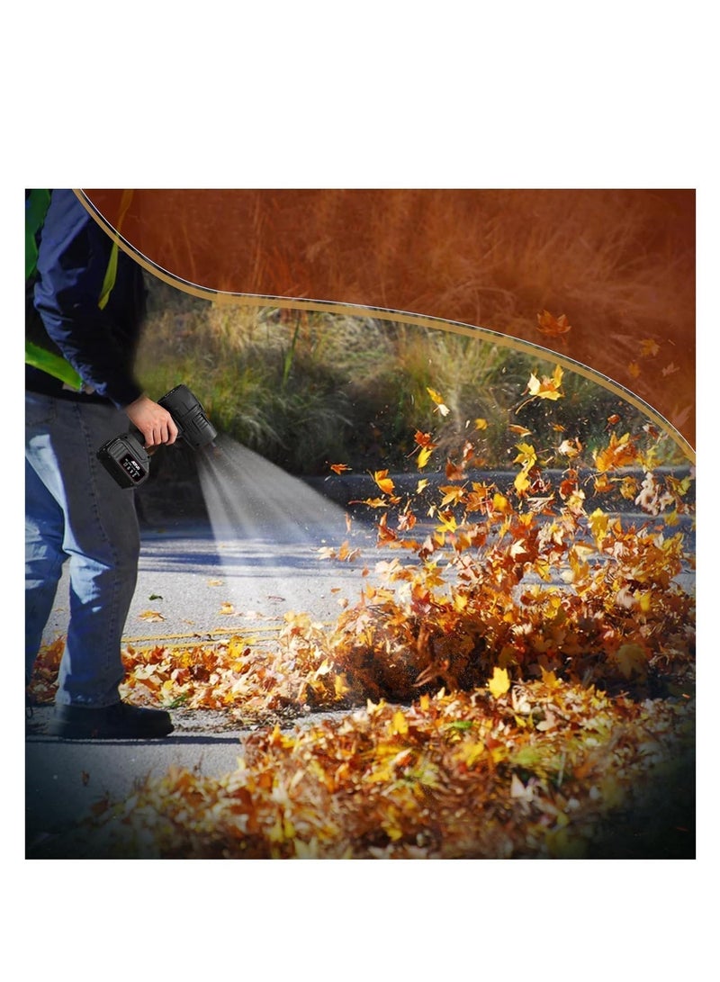 او تو او منفضة غبار محمولة، منفضة هواء مضغوطة بسرعة قابلة للتعديل، منفاخ أوراق محمول لاسلكي مطور 2025، منفاخ غبار محمول، منفاخ جاف صغير للاستخدام في الهواء الطلق والتخييم والتنظيف - Image 4