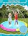Jasonwell Splash Pad Sprinkler for Kids Splash Play Mat Outdoor Water Toys Inflatable Splash Pad Baby Toddler Pool Boys Girls Children Outside Backyard Dog Sprinkler Pool Age 1 2 3 4 5 6 7 8 9 3XL - Image 4
