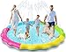 Jasonwell Splash Pad Sprinkler for Kids Splash Play Mat Outdoor Water Toys Inflatable Splash Pad Baby Toddler Pool Boys Girls Children Outside Backyard Dog Sprinkler Pool Age 1 2 3 4 5 6 7 8 9 3XL - Image 3