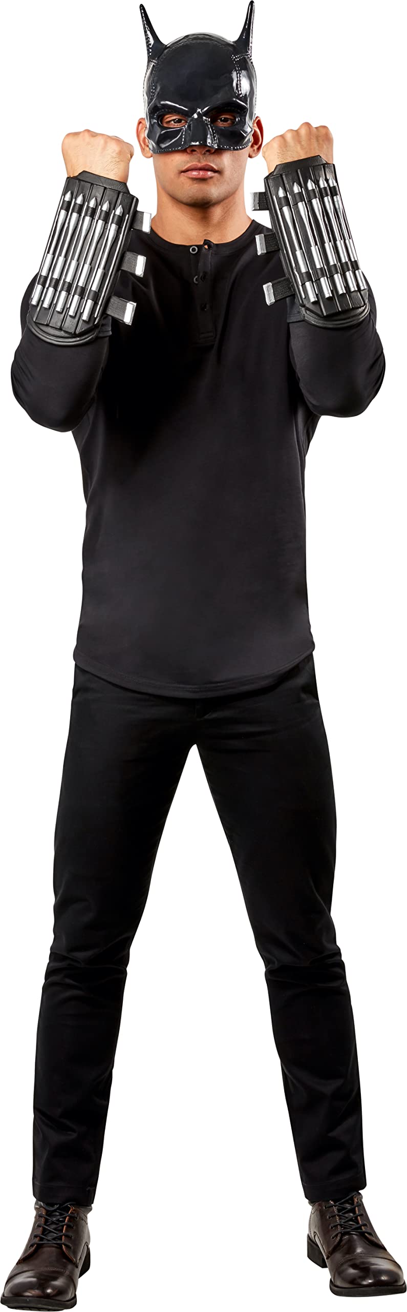 Rubies The Batman: Batman Gauntlets for Adults, Men's No Size - Image 2