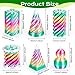 3Dgenius 6 Pack Spiral Cone Fidget Toys 3D Printed Spiral Fidget Toys Impossible Cone 3D Printed Fidgets Impossible Pyramid Passthrough 3D Printed Toys for Adults Kids for Anxiety Relaxing Pack3 - Image 4