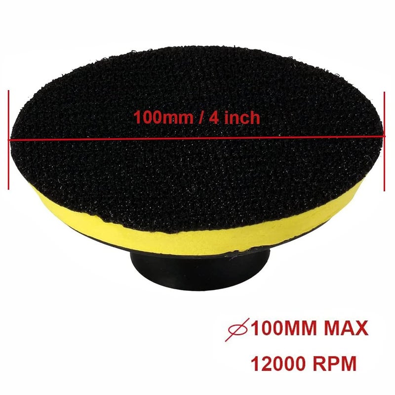 Luomorgo 4 inch Grit 50 Diamond Wet Dry Polishing Sanding Grinding Pads (10+1) pcs - Image 3