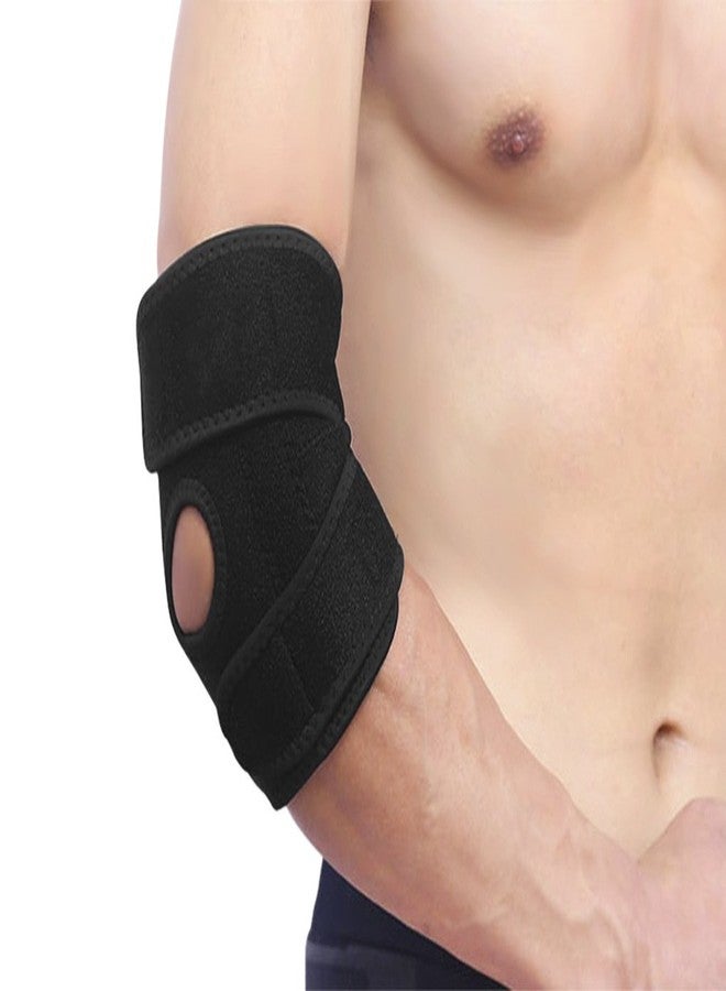 PURFUN 1 PC Adjustable Compression Recovery Elbow Brace Support Anti-Slip Fitness Sports Protection Gear Elbow Pad Guard for Sprain, Pain Relief, Tendonitis, Tennis&Golf Elbow Treatment - Image 1