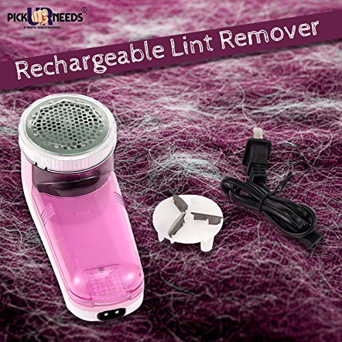 Pick Ur Needs Lint Remover for Clothes/Fabric sheaver with Extra Blade Sweater & Woolen Fabric Lint Shaver for Clothes with Rechargeable Battery - Image 4