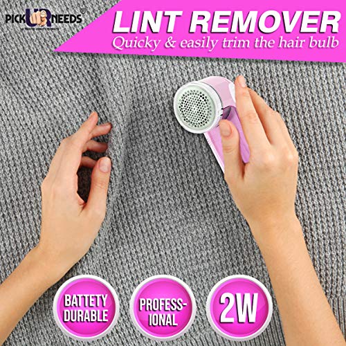 Pick Ur Needs Lint Remover for Clothes/Fabric sheaver with Extra Blade Sweater & Woolen Fabric Lint Shaver for Clothes with Rechargeable Battery - Image 3