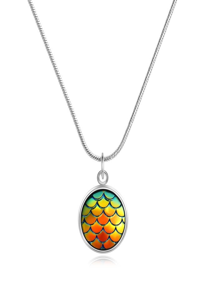 Botrinal Descendant Dragon Scale Necklace Mal Costume Descendant Necklace Princess Halloween Jewelry for Valentine's Gift - Image 1