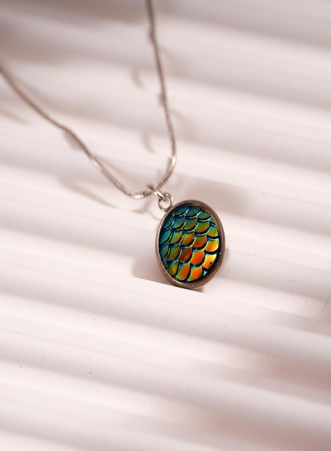 Botrinal Descendant Dragon Scale Necklace Mal Costume Descendant Necklace Princess Halloween Jewelry for Valentine's Gift - Image 3