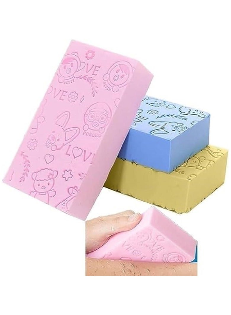 Ultra Soft Bath Sponge, Exfoliating Dead Skin Remover for Body and Skin Gently Improve Skin Health and Beauty with Dry or Wet Cleaning When Showering - Multicolor - Image 1