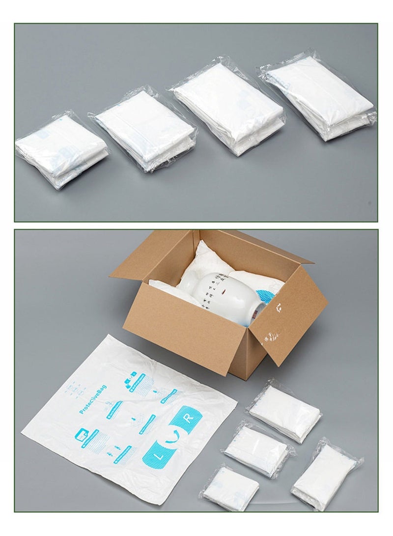 GoldenLike 3Pcs Hand-Pressed Expanding Foam Packaging Bags, Space-Saving Fragile Items Protective Bags for Electronic Products, Automotive Parts(45*45CM) - Image 5