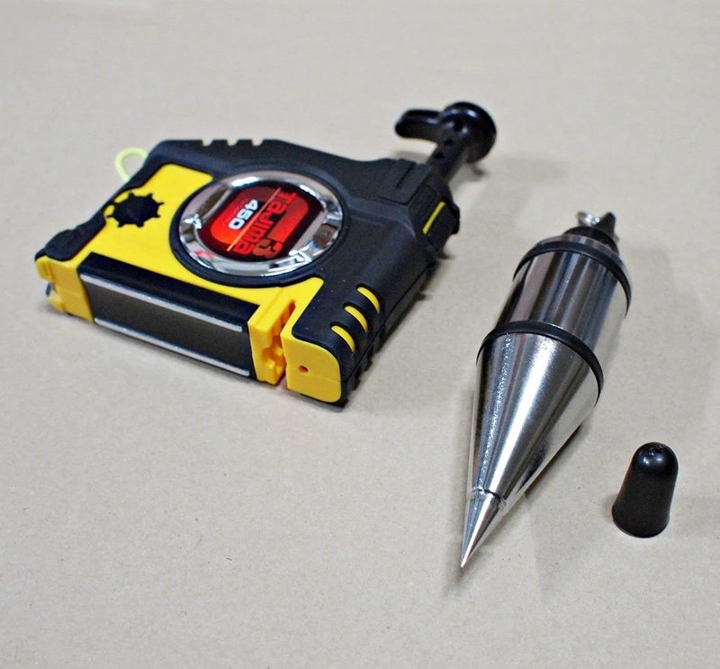 Tajima Plumb-bob, 4.5m, 1000g, Wooden Grip, Flat Head, German Style - Image 1