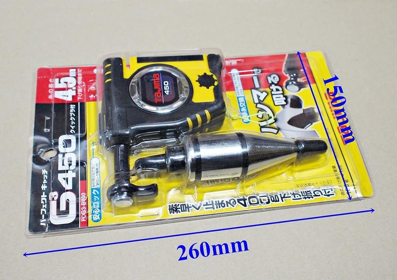 Tajima Plumb-bob, 4.5m, 1000g, Wooden Grip, Flat Head, German Style - Image 2