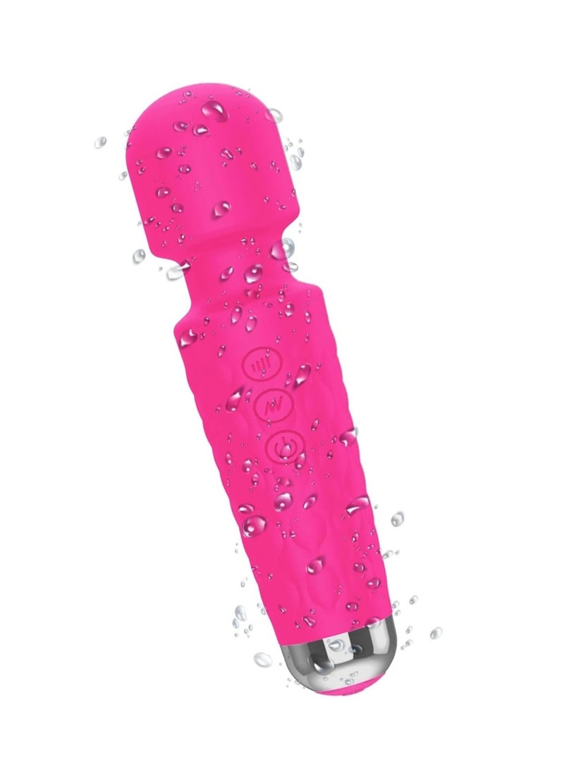 Generic Rechargeable Mini Personal Massager, 10 Modes, Cordless, Whisper Quiet, Waterproof, Portability Easier  - Pink  - Image 1