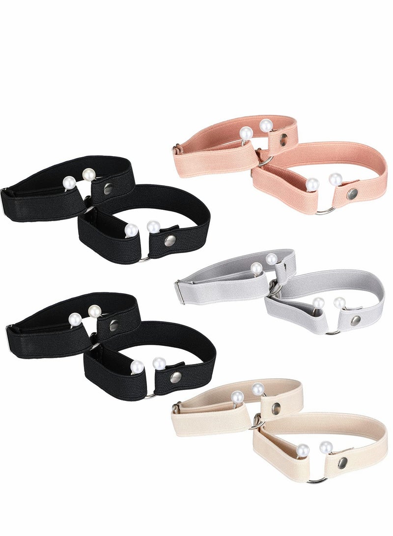 Excefore High Heel Anti Loose Straps, Detachable Shoelace Accessories Elastic Replacement Ankle Straps for Heels, Shoe Straps Heel Straps High Heel Shoe Laces for Women, 5 Pairs - Image 1