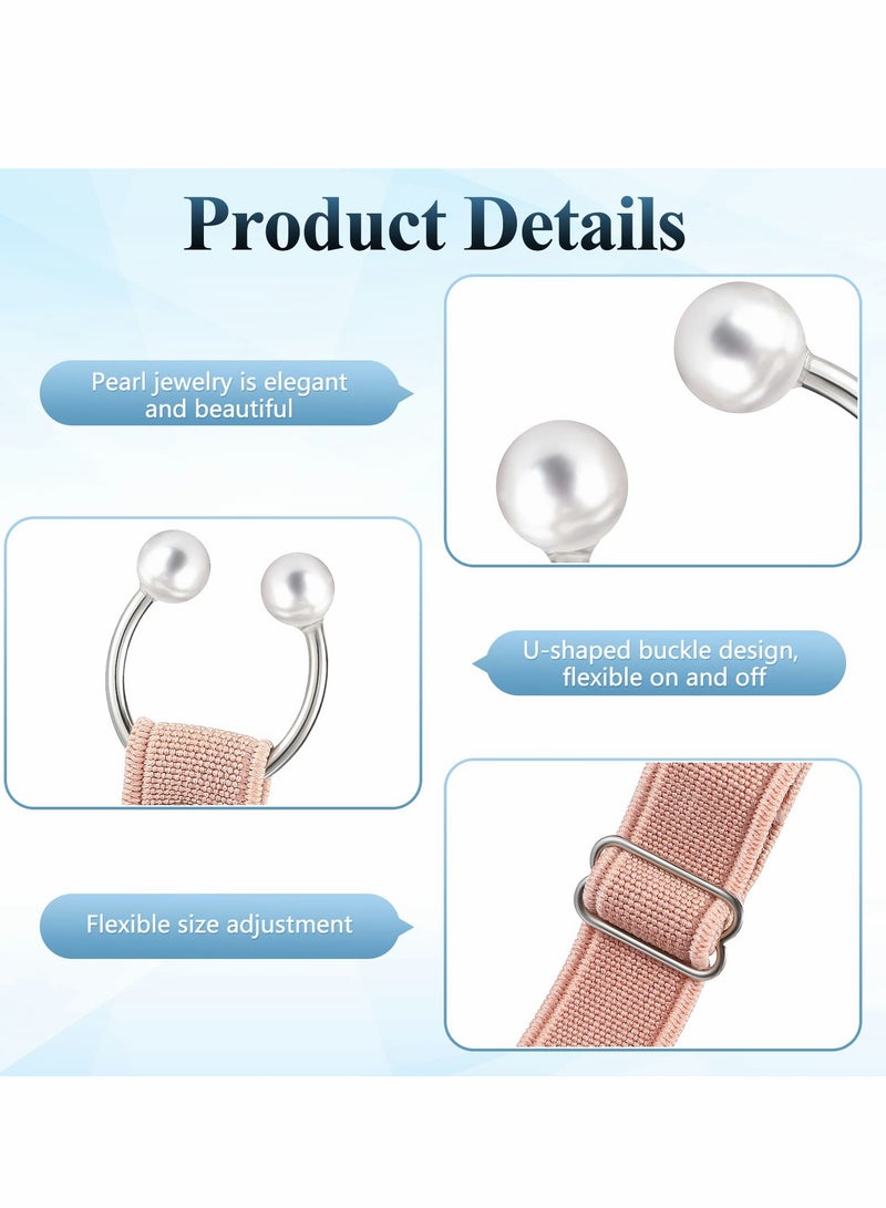 Excefore High Heel Anti Loose Straps, Detachable Shoelace Accessories Elastic Replacement Ankle Straps for Heels, Shoe Straps Heel Straps High Heel Shoe Laces for Women, 5 Pairs - Image 3