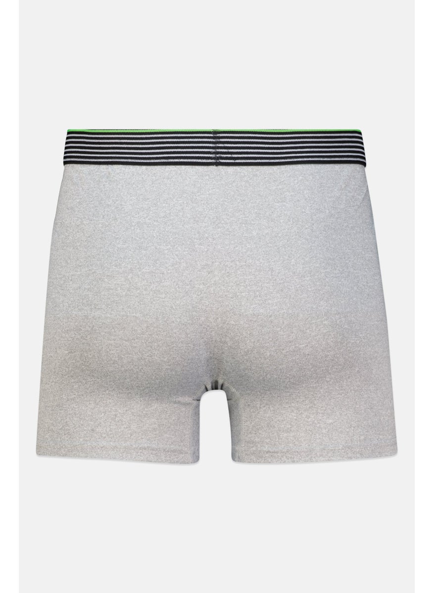 Prince Men 3 Pieces Brand Logo Boxer Brief, Black  - Image 4