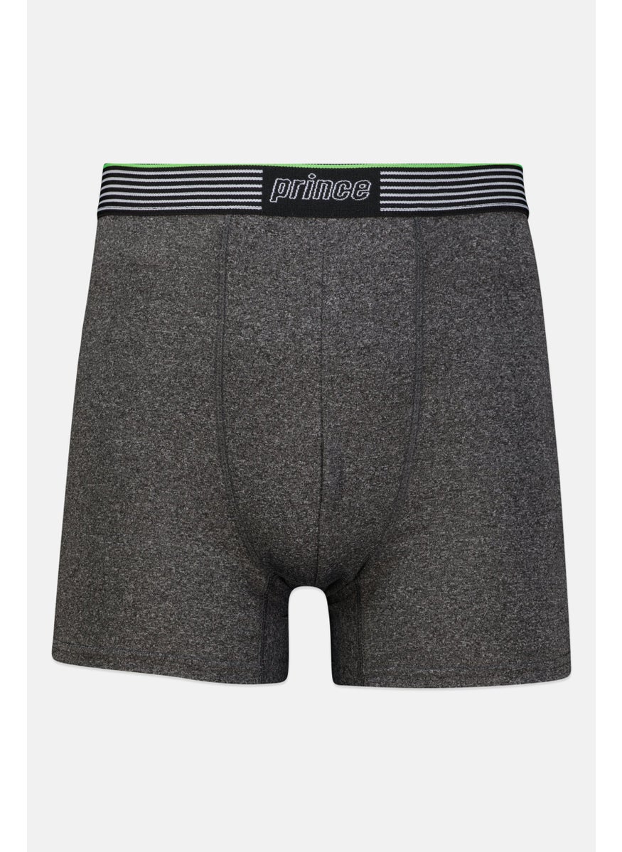Prince Men 3 Pieces Brand Logo Boxer Brief, Black  - Image 5