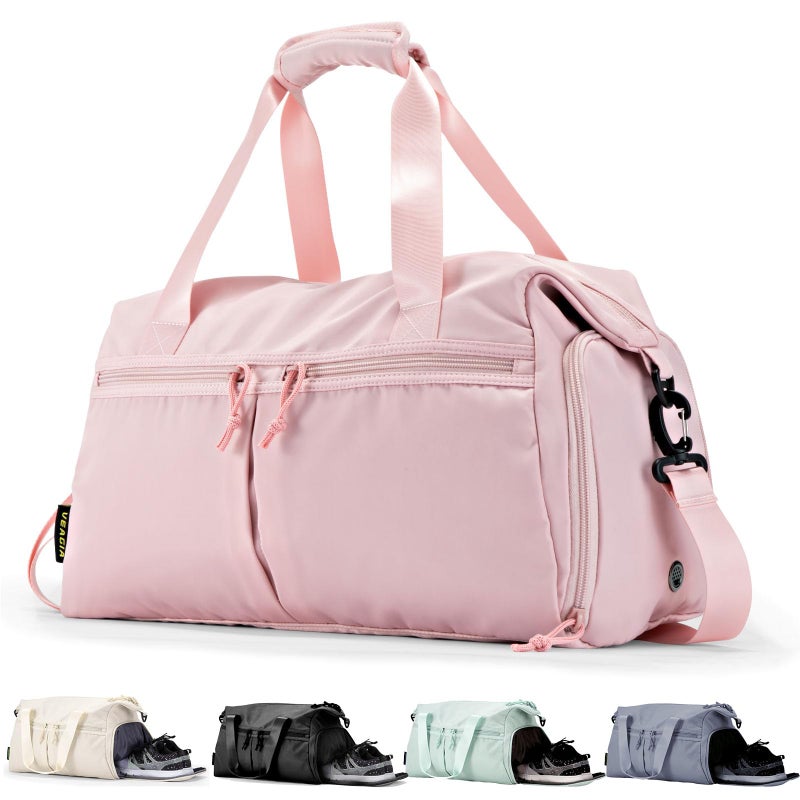 VEAGIA Weekender Duffel Bag With Shoe Compartment And Wet PocketLuggage Everyday Overnight Bag for Men and Women TravelCarry On Gym Bag - Image 2