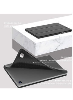 MIGOFAST Samsung Galaxy Tab A7 10.4 Case 2020 Shock Proof Tri-fold Stand Lightweight Smart Cover with Soft TPU Back Auto Sleep/Wake for Samsung Galaxy T500/T505/T507 Black  - Image 3