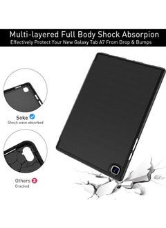 MIGOFAST Samsung Galaxy Tab A7 10.4 Case 2020 Shock Proof Tri-fold Stand Lightweight Smart Cover with Soft TPU Back Auto Sleep/Wake for Samsung Galaxy T500/T505/T507 Black  - Image 5