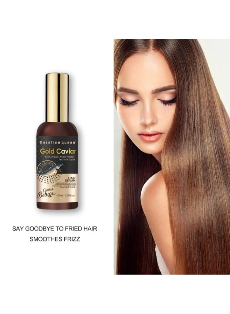 Hair care Serum Organic Extracts Hair Care Caviar Luxury Moisturizing Gold Caviar