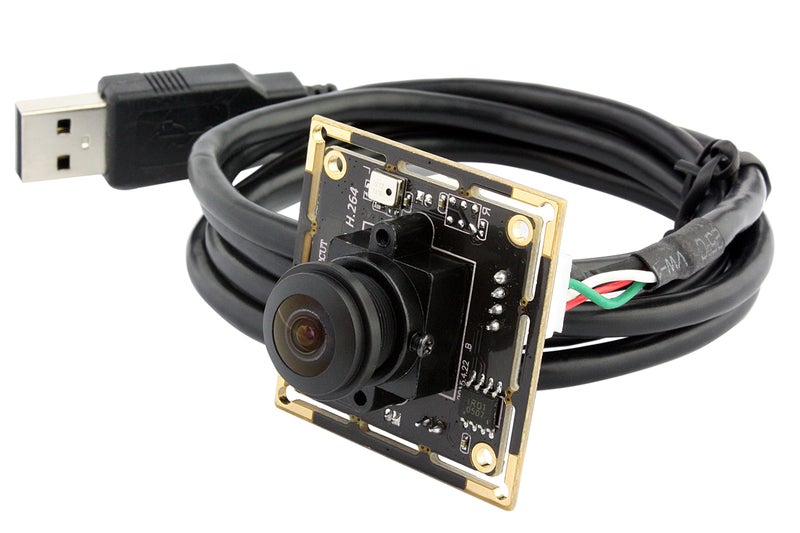 ELP 180 degree fisheye Raspberry Pi 1080P H. 264 microphone PC Web usb security camera - Image 2