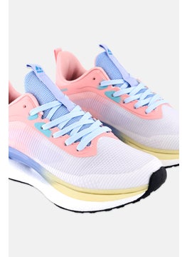 RBX Women Lace Up Running Shoes, Pink  - Image 2