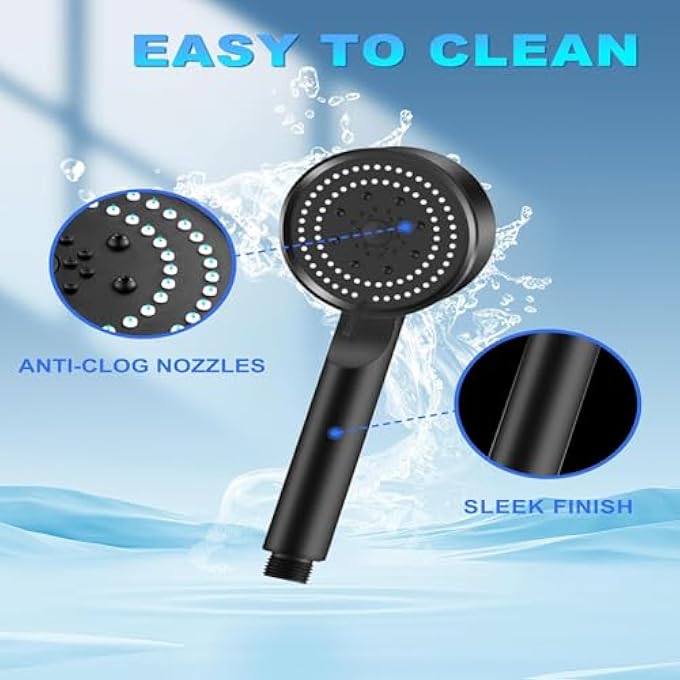 Hand Shower Head MultiFunction Handheld Shower with ONOff Switch Powerful High Pressure Shower Head Water Saving Shower Head for Daily Bathing Experience - Image 3