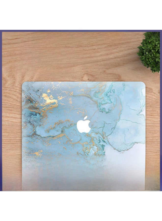 Generic - For Macbook Protective Case Case Pro Marble Apple Laptop Air Computer Case Mac Accessories Matte-Color:KZ-542 Marble S14-Applicable Model:15pro With Touch Bar(A1707/A1990) - Image 1
