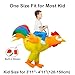 Stegosaurus Inflatable Chicken Costume Kids Halloween Blow Up Costumes Ride On Rooster Costume Funny Costumes for Boys Girls Cosplay Party - Image 3