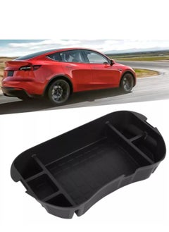 Front Frunk Storage Organizer Rubber Front Trunk Mat Storage Box Interior Accessories For Model Y and Model 3 2021 2022 2023