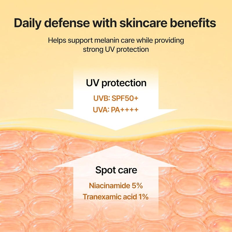 celimax Pore+Skin Clarifying Daily Sunscreen | SPF 50 Broad Spectrum, Sunscreen with TXA & Niacinamide, Non-Sticky, No White Cast, For All Skin Tones, Korean Skincare, 50ml - Image 5