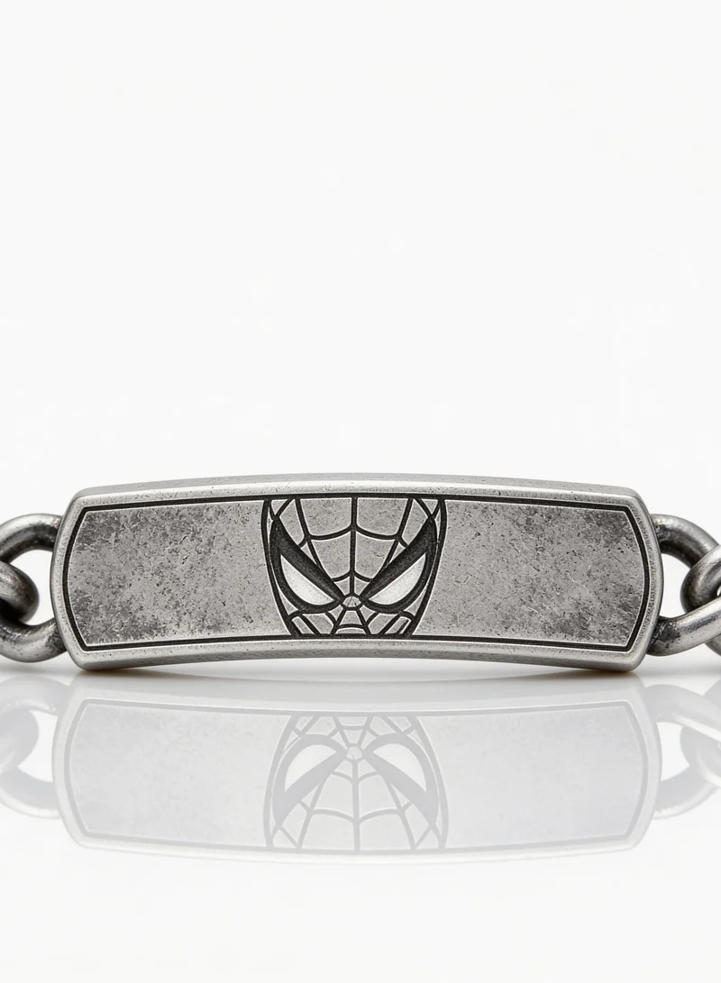 Police Superhero Edition Antiqued Grey Chain Bracelet Limited Edition for Men