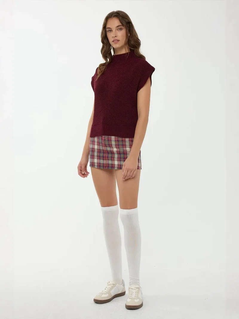 HICCUP Half Turtleneck Knit Sweater