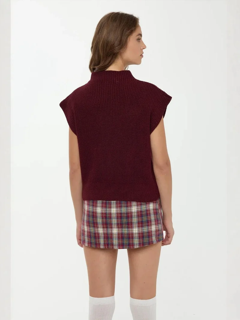 HICCUP Half Turtleneck Knit Sweater