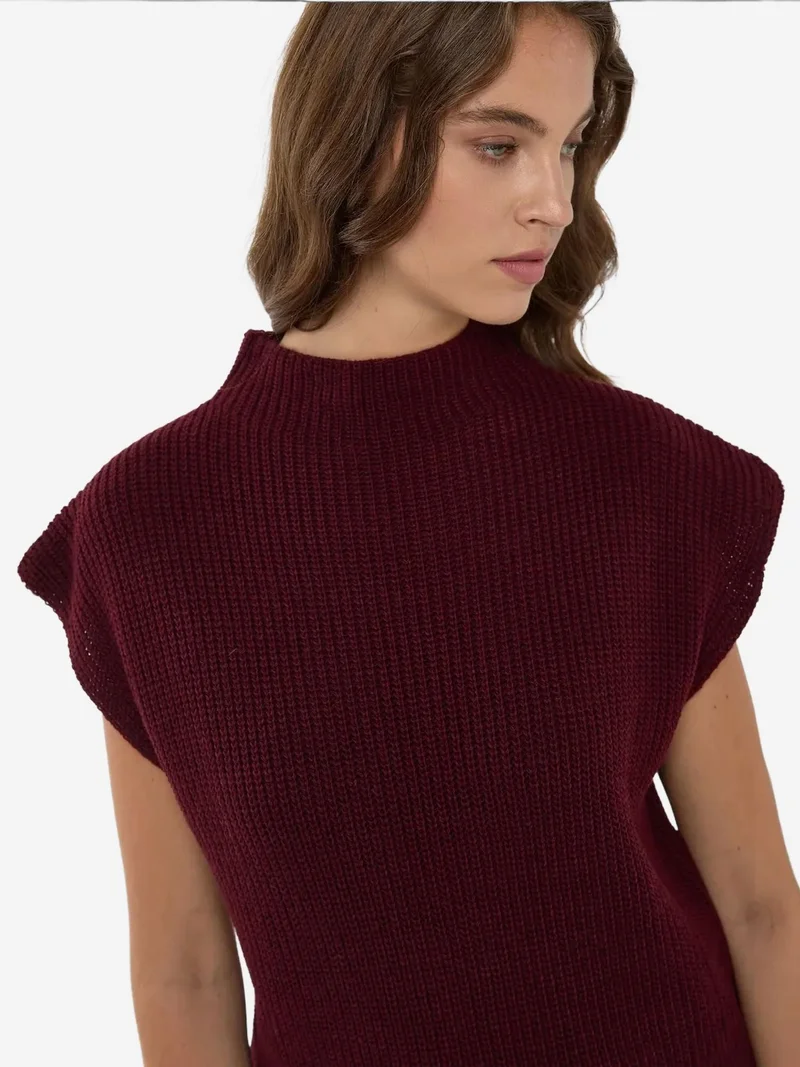HICCUP Half Turtleneck Knit Sweater