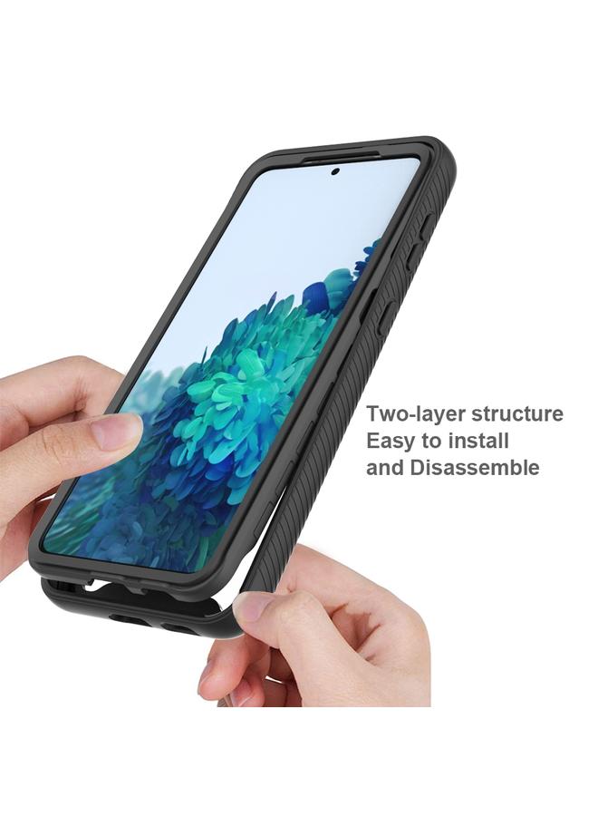 S-TOP Case For Samsung Galaxy S21 Plus 5G Starry Sky Solid Color Series Shockproof PC + TPU Protective Case - Image 5