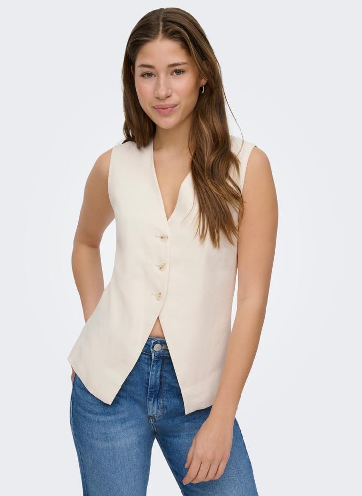ONLY Casual Single Breasted Waistcoat - Image 3